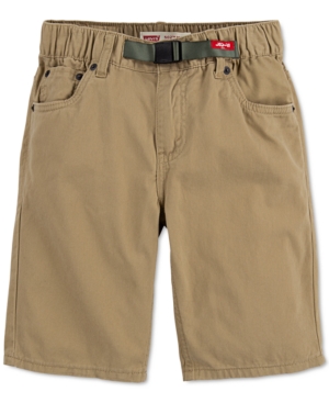 Levi's Little Boys 502 Regular-Tapered Fit Twill Camp Shorts
