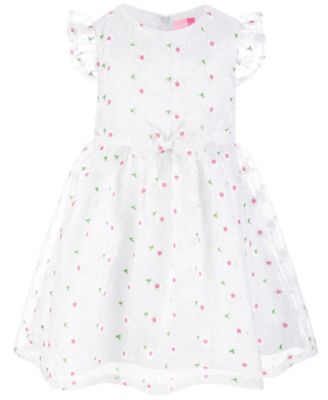 macys girls white dresses