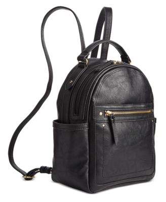 macy's black backpack