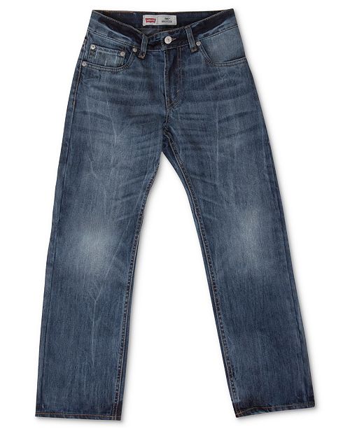 Levi's Slim 505™ Regular Fit Jeans, Big Boys & Reviews - Jeans - Kids ...