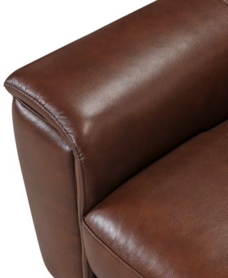 Brayna 88" Classic Leather Sofa, Created for Macy's