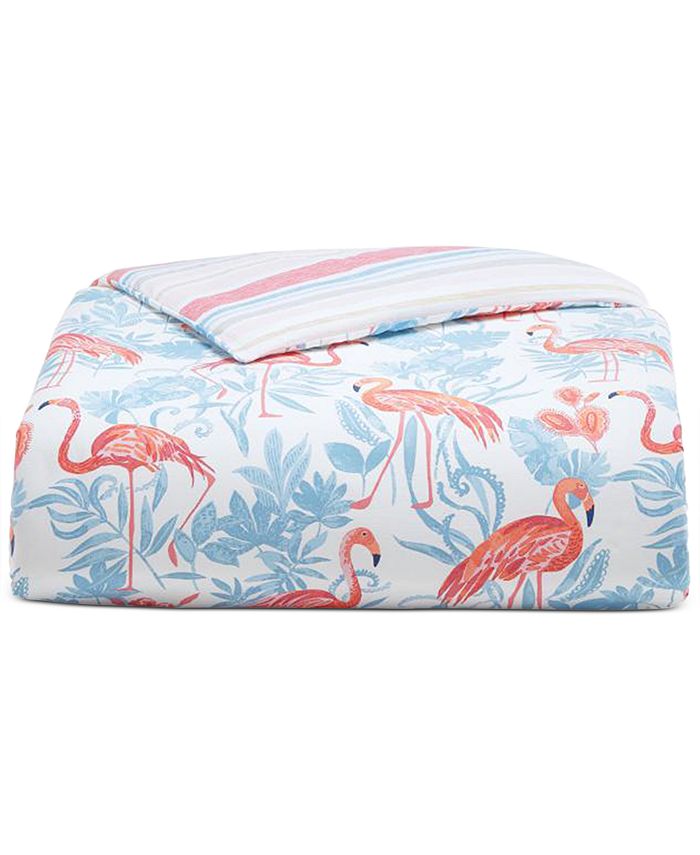 Whim by Martha Stewart Flamingo Lagoon 3Pc. Full/Queen Comforter Set