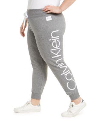 calvin klein plus size joggers