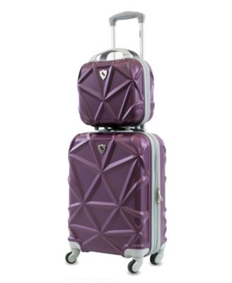 Gem 2-Pc. Carry-On Hardside Cosmetic Luggage Set