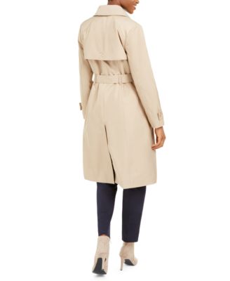 anne klein raincoat with hood