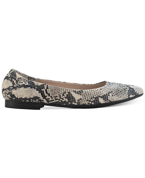 Sun + Stone Jilly Pointed-Toe Flats, Created for Macy's & Reviews ...