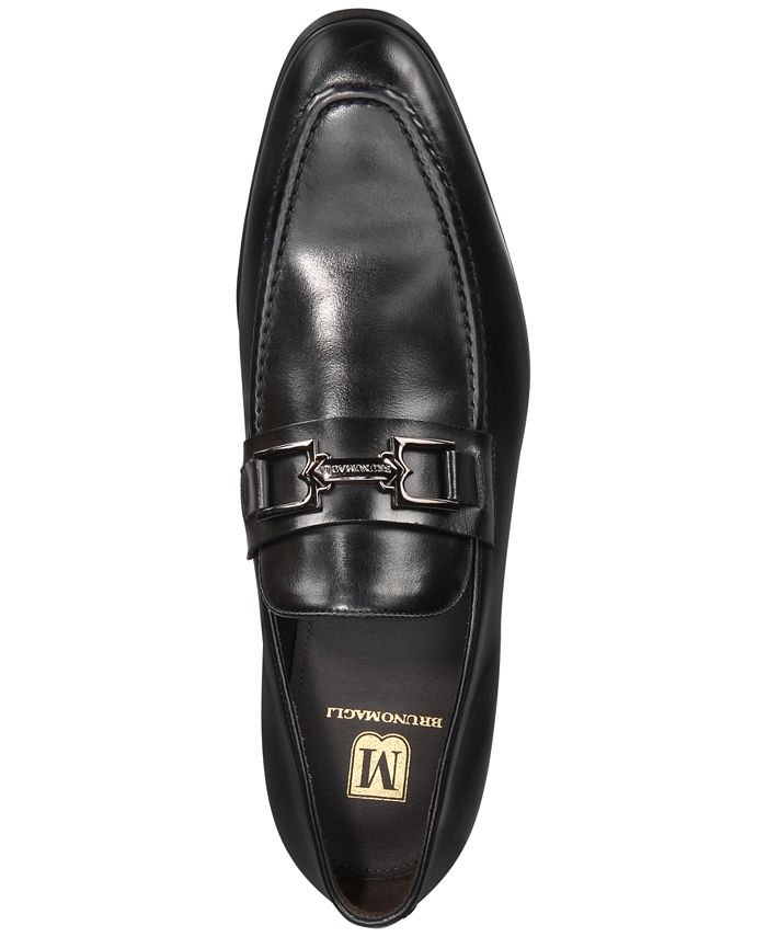 bruno magli jaguar leather bit loafer