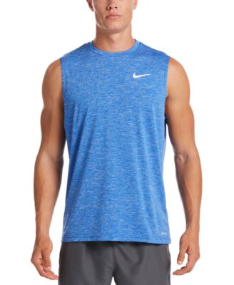 NIKE RUNNING DRI-FIT Men’s Grey And Teal Sleeveless T-Shirt Size XL (two  Shirts)