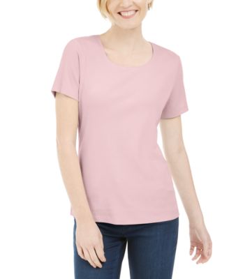 macys womens pink tops