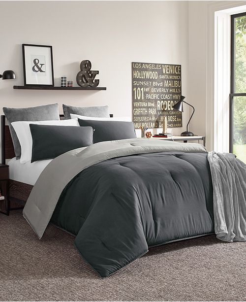 Nautica Solid Reversible Twin Comforter Set Reviews Comforters