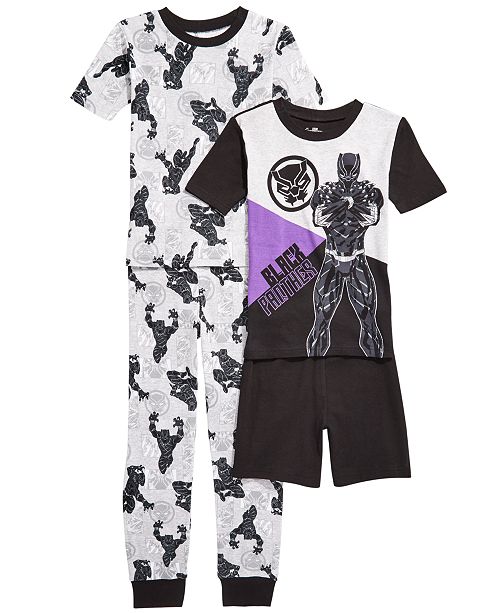 Ame Little Big Boys 4 Pc Black Panther Pajamas Set Reviews