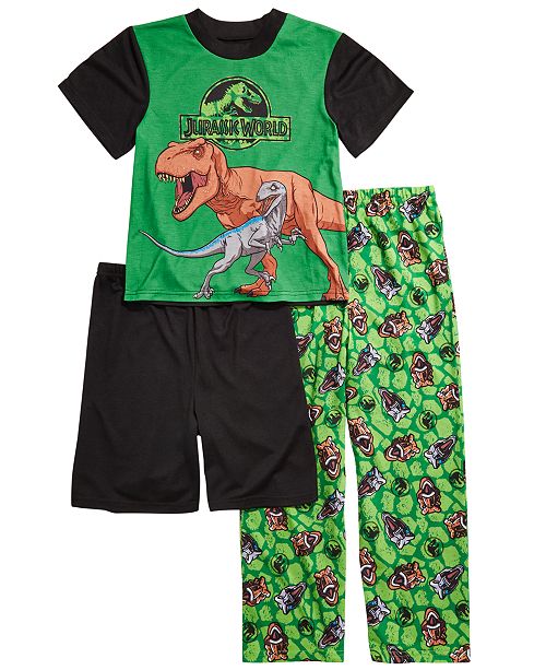 Ame Little Big Boys 3 Pc Jurassic World Pajama Set Reviews