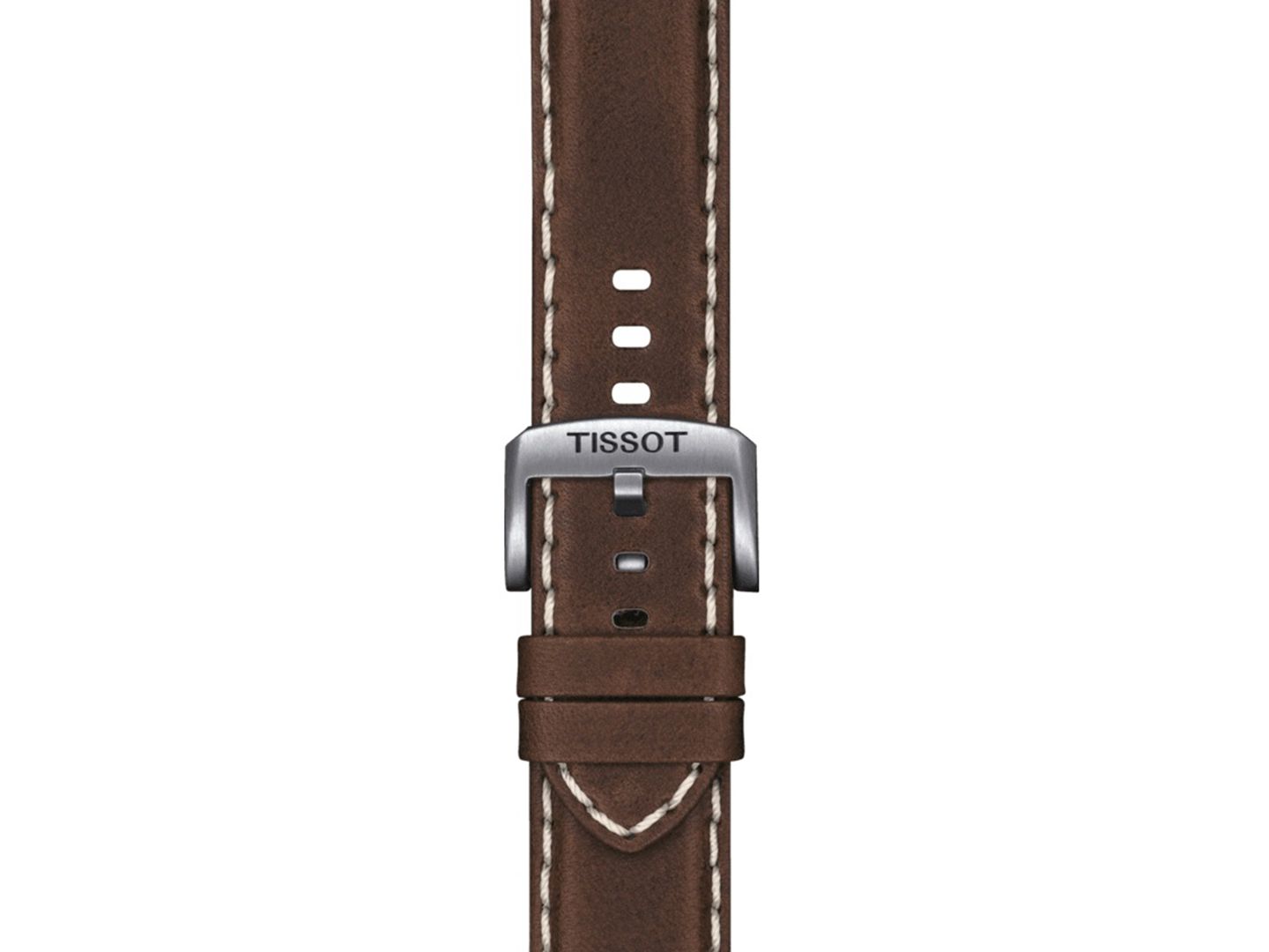 Мужские часы Tissot Swiss T-Sport Supersport Chrono Brown Leather Strap Watch 46mm — фото 4