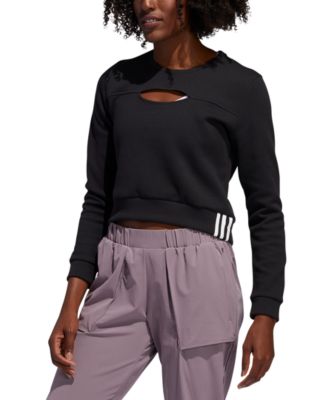 adidas cut out sweatshirt