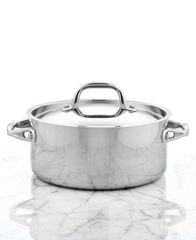 Anolon TriPly Stainless Steel 5 Qt. Covered Dutch Oven & Reviews