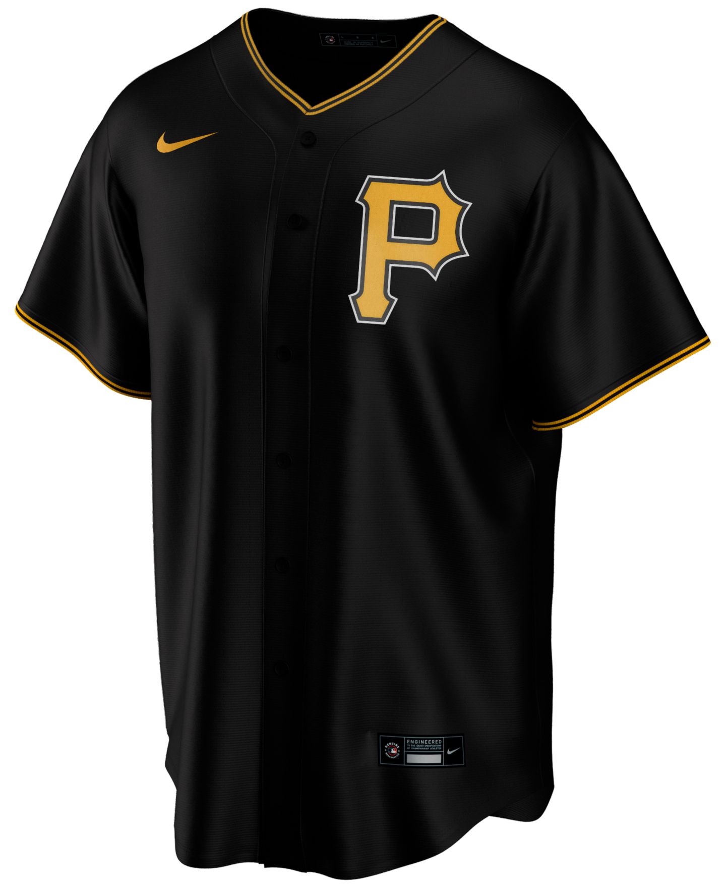Мужской топ Nike Pittsburgh Pirates Official Blank Replica Jersey — фото 1