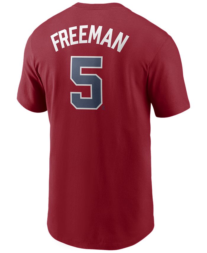 Nike Men's Freddie Freeman Black Los Angeles Dodgers Player Name & Number T- shirt - Macy's