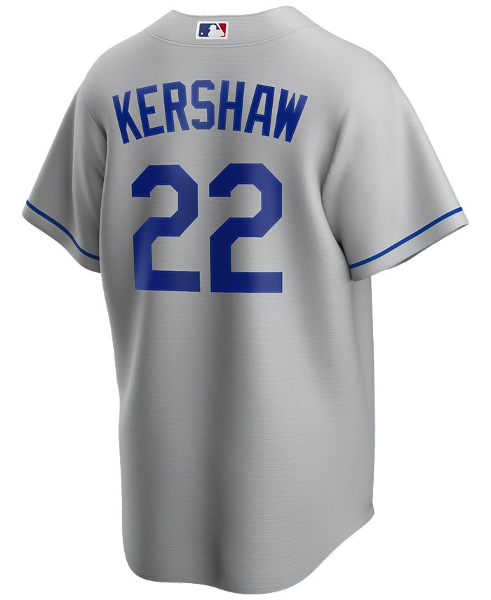 Clayton Kershaw Los Angeles Dodgers Blue Name and Number Jersey T-Shirt