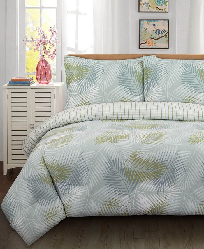 Nouvelle Home Palms Full/Queen Comforter Set - Macy's