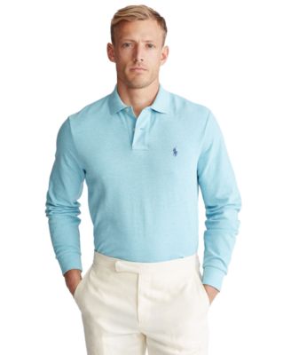ralph lauren long sleeve mesh polo