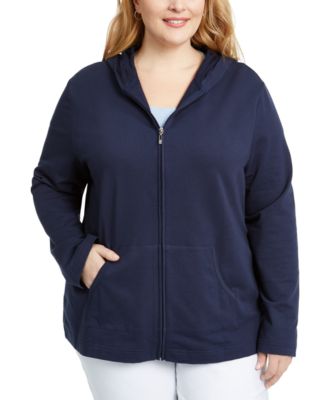 karen scott zip up jacket