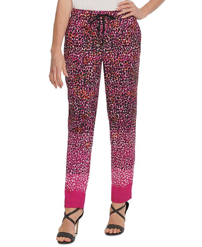 DKNY Printed PullOn Pants Macy's