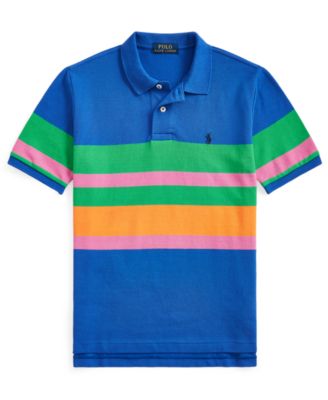 cotton mesh polo