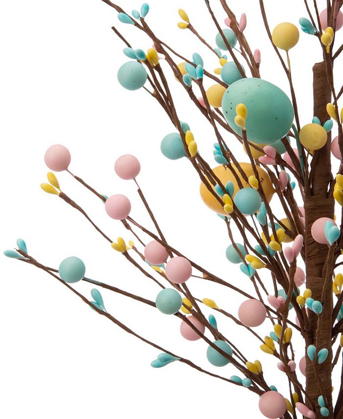 Glitzhome 18" Easter Eggs Table Tree Macy's