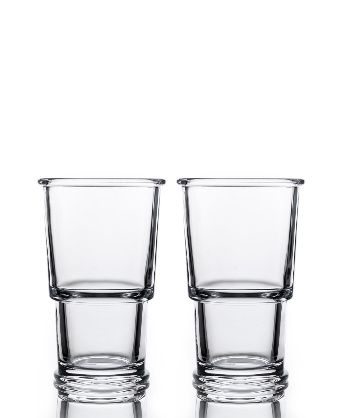 Bomshbee Ring Wine Highball Glasses - Set of 2