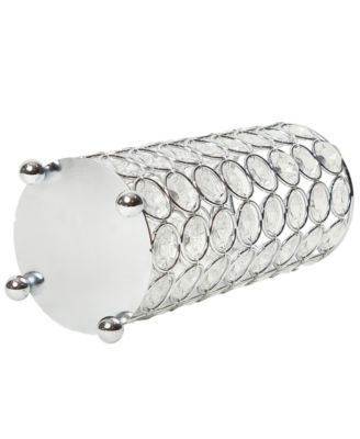 Elipse Crystal Decorative Flower Vase, Candle Holder, Wedding Centerpiece