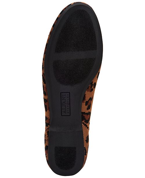 Alfani Step N Flex Rorrii Knit Loafer Flats, Created for ...