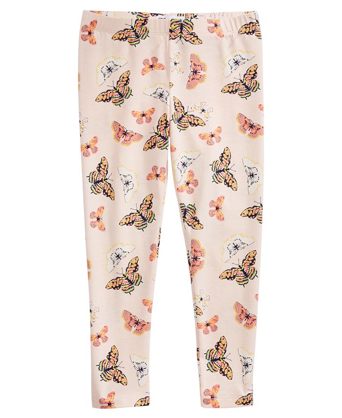 Epic Threads Little Girls Butterfly-Print Leggings, Created for Macy's ...