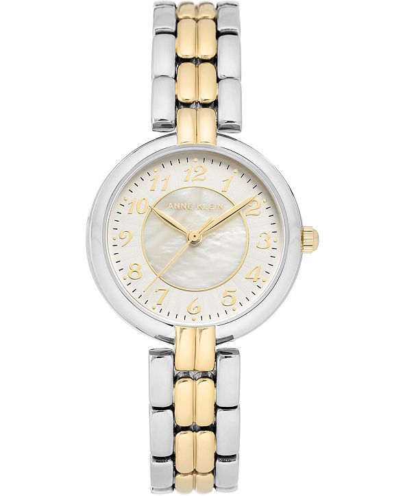 Anne Klein Women S Two Tone Bracelet Watch 32mm Reviews Watches Jewelry Watches Macy S