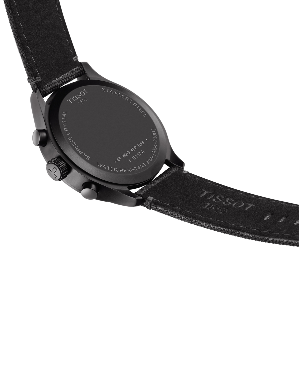Tissot Men's Swiss Chrono Xl T-SportFabric Strap Watch 45mm - Black