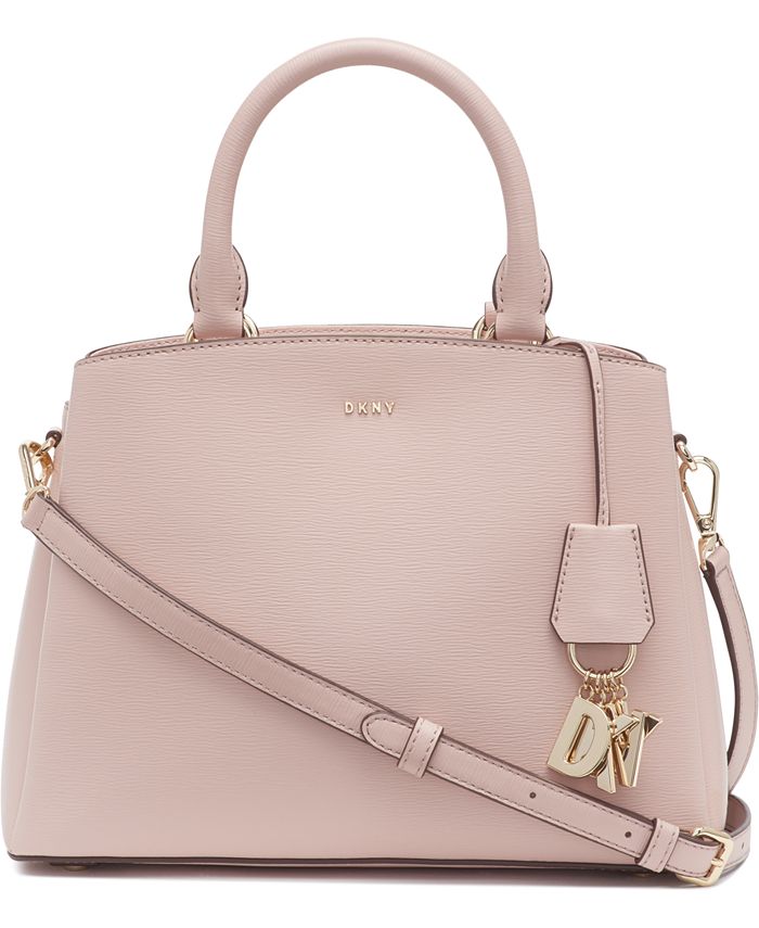 DKNY Paige Small Leather Satchel - Macy's