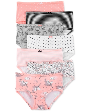 Carter's Little & Big Girls 7-Pk Printed Underwear