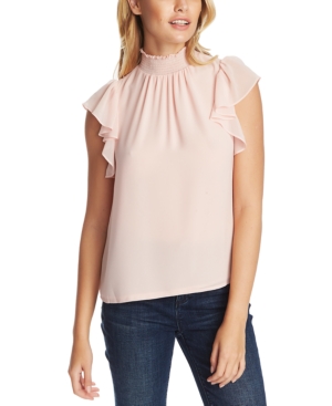1.STATE FLUTTER-SLEEVE SOLID TOP