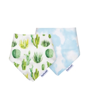 Tiny Twinkle Baby Boys and Girls Pack of 2 Cacti Bandana Bib Set