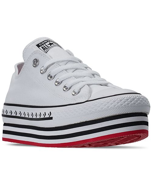 Converse Women S Chuck Taylor All Star Lift Low Top Casual Sneakers From Finish Line Reviews Finish Line Athletic Sneakers Shoes Macy S