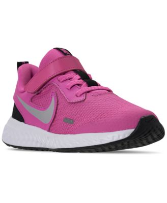 Nike - Little Girls Revolution 5 Stay-Put Closure Running Sneakers from Finish Line
