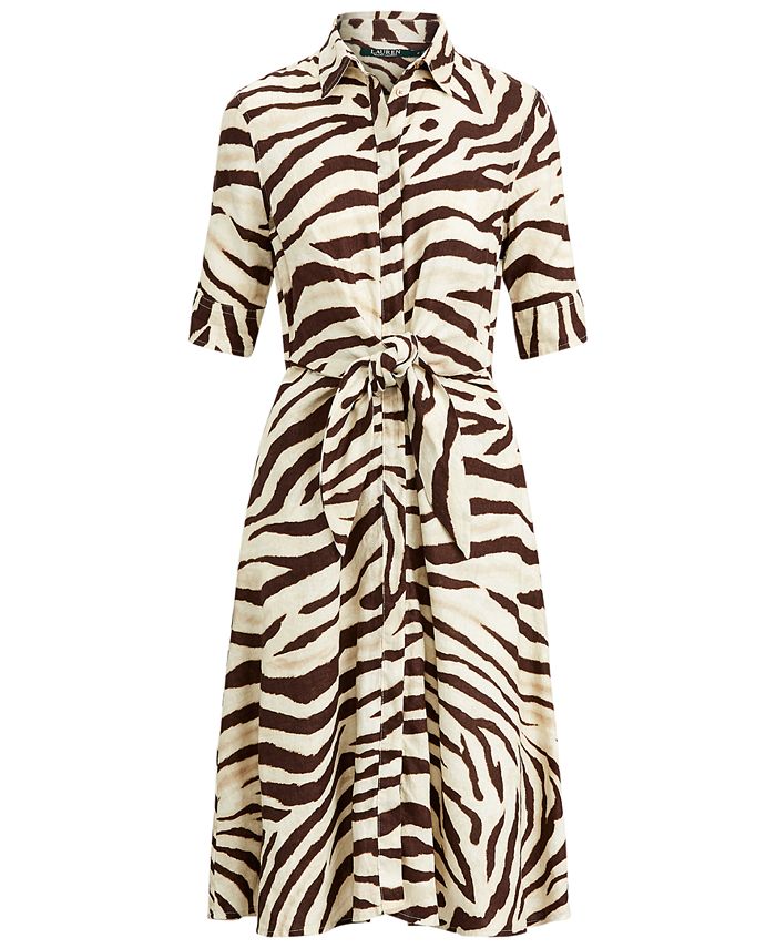 ralph lauren animal print blouse