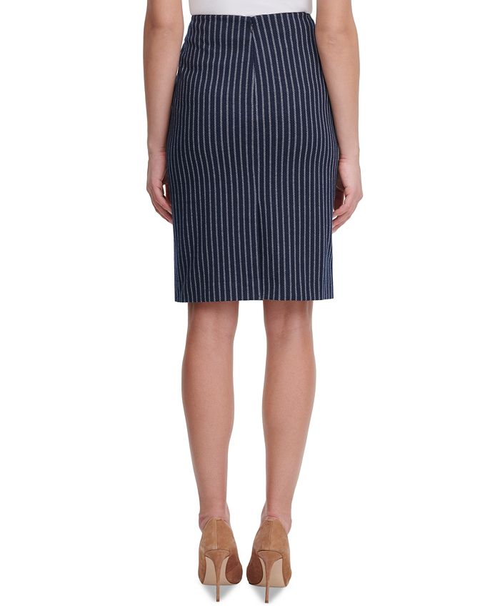 Tommy Hilfiger Striped Pencil Skirt & Reviews - Skirts - Women - Macy's