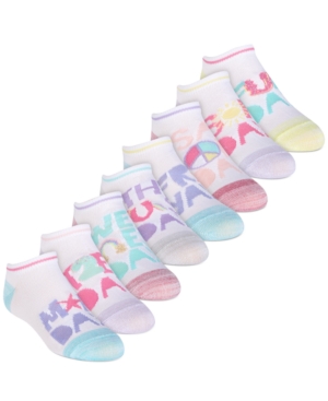 image of Planet Sox Little & Big Girls 8-Pack Days of the Week Socks