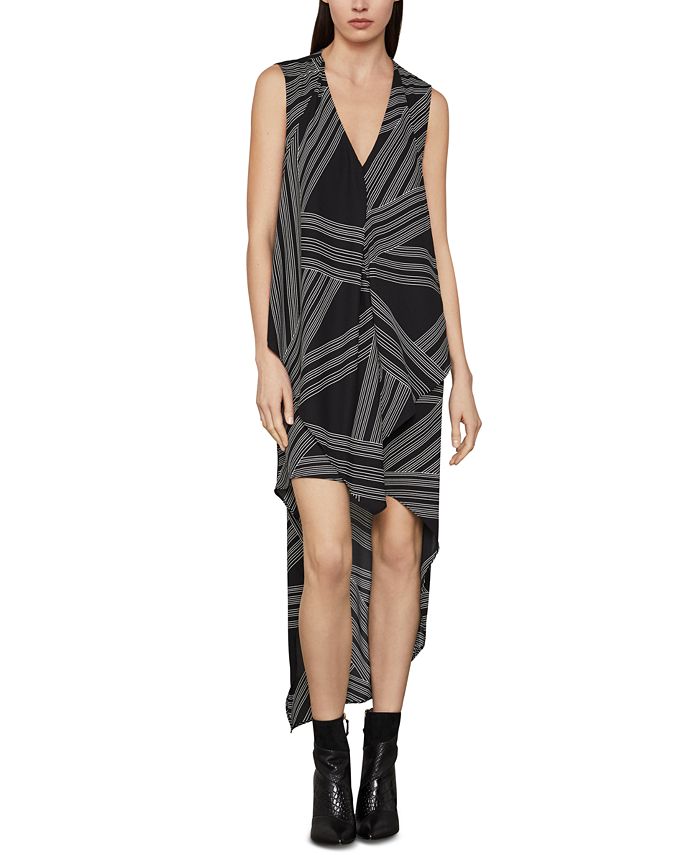 BCBGMAXAZRIA AbstractPrint HighLow Dress Macy's
