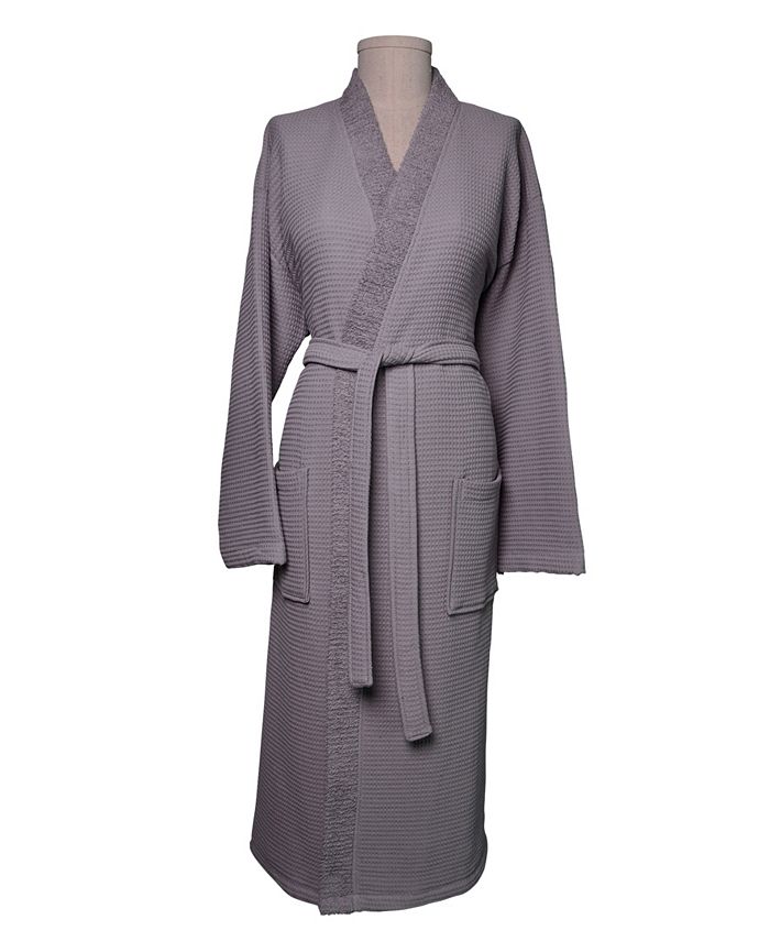 TALESMA Terry Waffle Kimono Turkish Cotton Bath Robe - Macy's