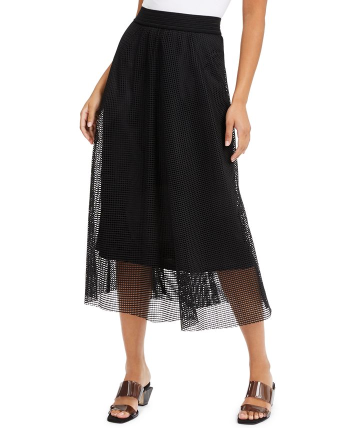 Alfani Mesh Midi Skirt, Created for Macy's - Macy's