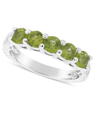 Garnet (1-1/2 ct. t.w.) Ring in Sterling Silver (Also Available in Peridot & White Topaz)