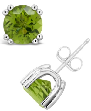 image of Garnet (3-1/5 ct. t.w.) Stud Earrings in Sterling Silver (Also Available in Amethyst and Peridot)
