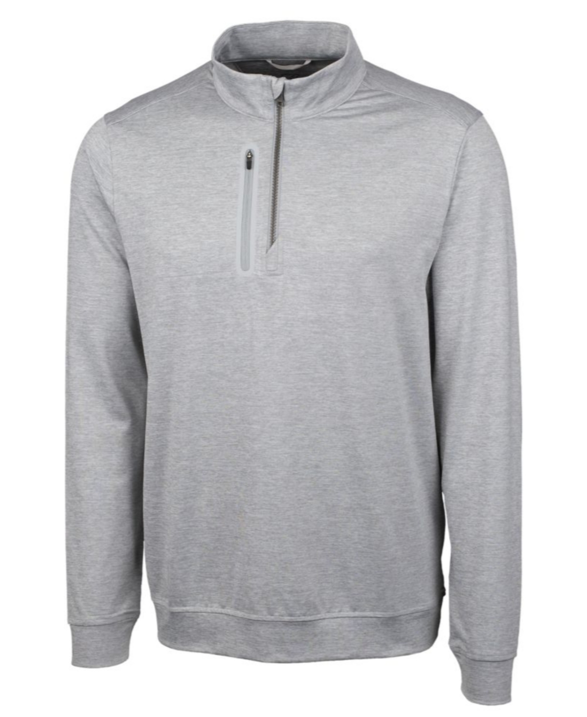 Cutter & Buck Big & Tall Stealth Heathered Quarter Zip Pullover Jacket