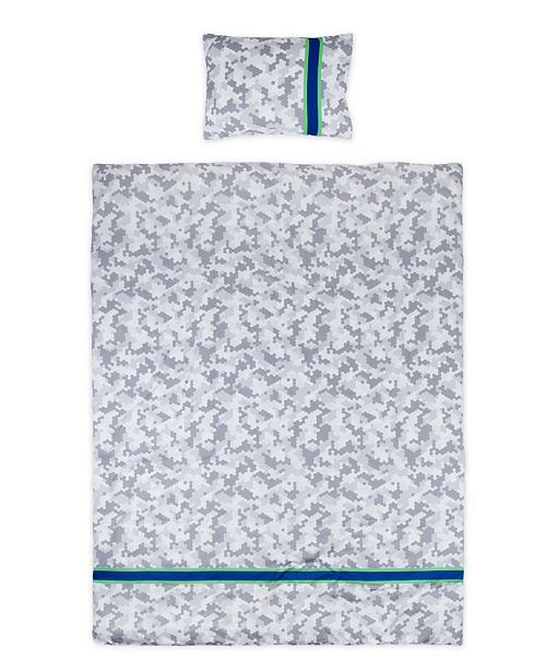 Tadpoles Toddler 2 Piece Cool Camo Duvet Cover Pillowcase Set